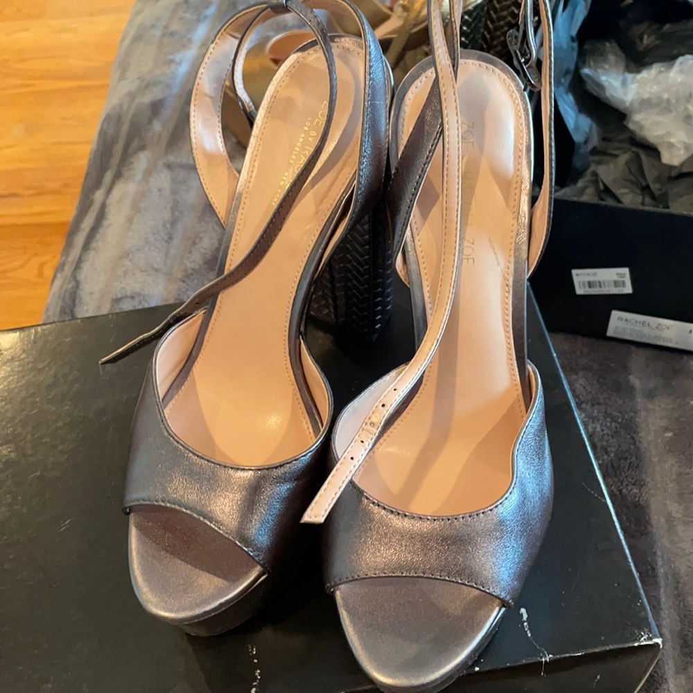 Rachel Zoe Claire platform Silver